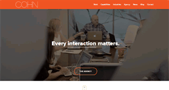 Desktop Screenshot of cohnmarketing.com